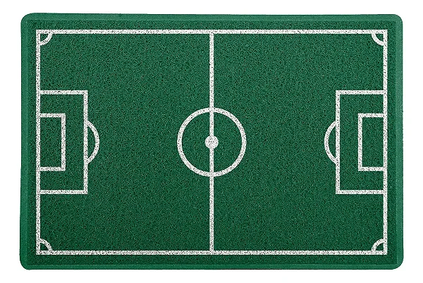 Capacho / Tapete 60x40cm - Campo De Futebol - Verde