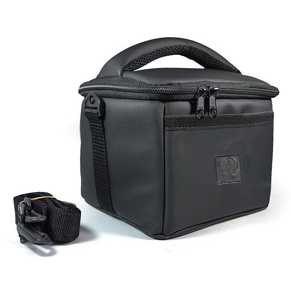 Bolsa Térmica Fitness - FCFIT / Mini / Impermeável / Emborrachado-Preto