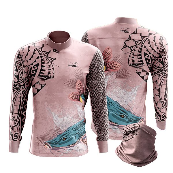Camiseta para pescaria com Proteção Ultravioleta - Enforce Fitness