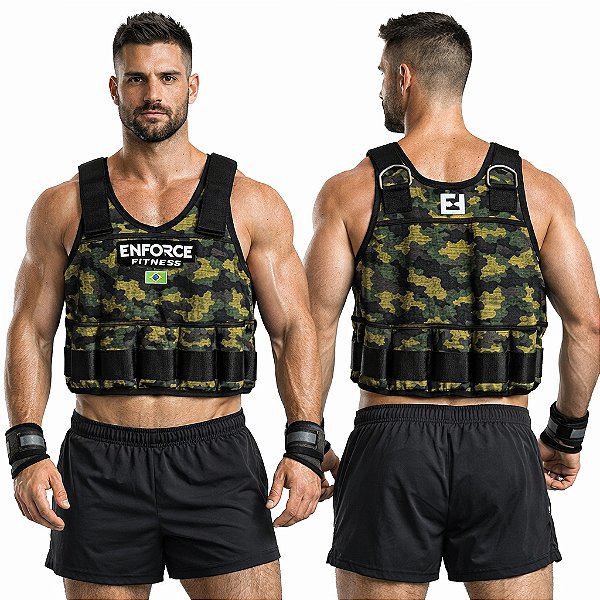 Colete de Carga 10 Kg - Militar - Linha Premium