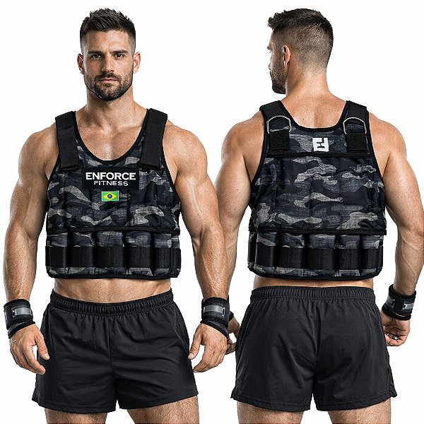 Colete de Carga 20 Kg - Preto - Linha Premium