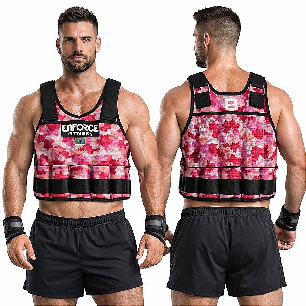 Colete de Carga 20 Kg - Rosa - Linha Premium