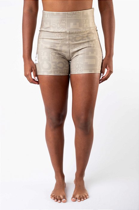 Short Feminino Beige - Enforce Fitness
