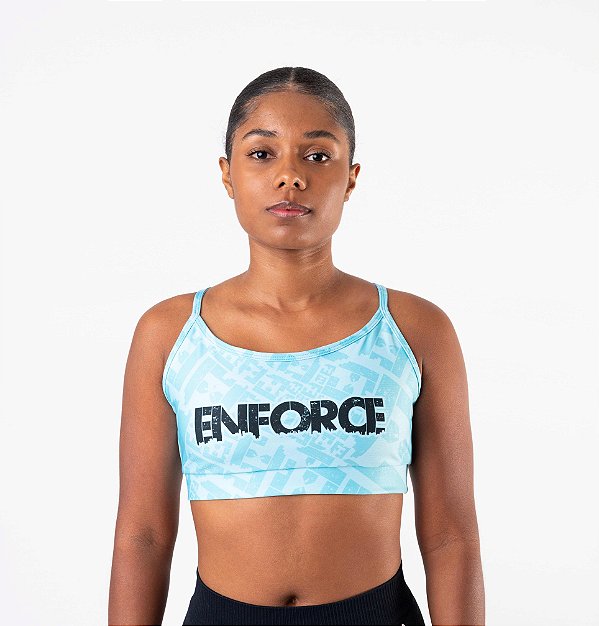 Top Alça Light Blue - Enforce Fitness