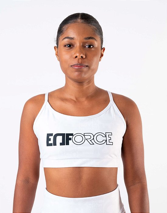 Top Alça White - Enforce Fitness