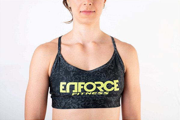 Top Alça Elegant Black - Enforce Fitness