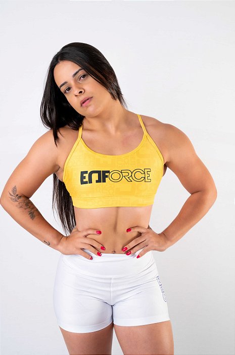 Top Alça Yellow - Enforce Fitness