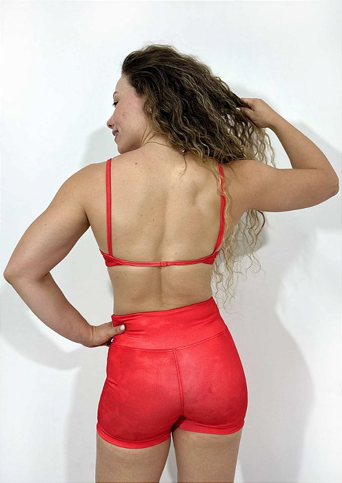 Top Frente Única AUTHENTIC Cherry - Enforce Fitness