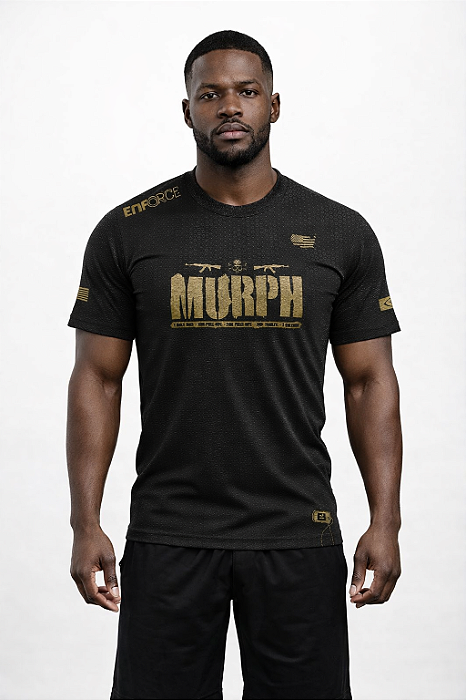 Camiseta "Coleção Murph" CAVEIRA PRETA - Enforce Fitness