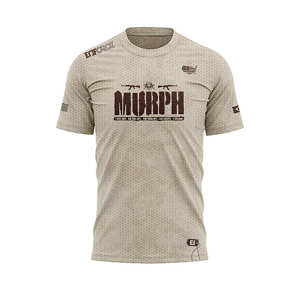 Camiseta "Coleção Murph" CAVEIRA BEGE - Enforce Fitness