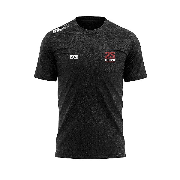 Camiseta "Coleção Murph" BANDEIRA PRETA - Enforce Fitness