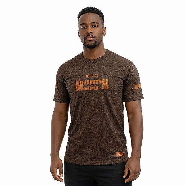 Camiseta "Coleção Murph" MOVIMENTOS MARROM - Enforce Fitness