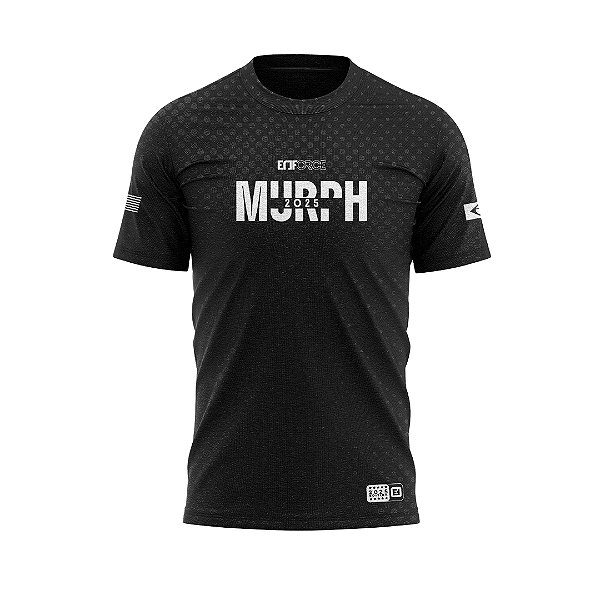 Camiseta "Coleção Murph" MOVIMENTOS PRETA - Enforce Fitness