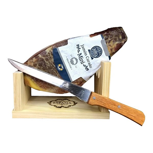Kit Mini Jamon Presunto Serrano Curado España E Hijos 1kg