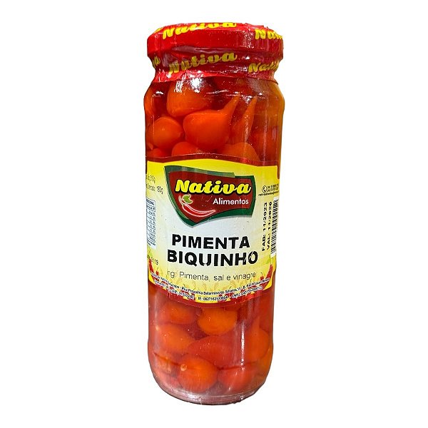 Pimenta Biquinho Nativa em Conserva 180g