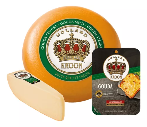 Queijo Gouda Coroa Holandês Fracionado
