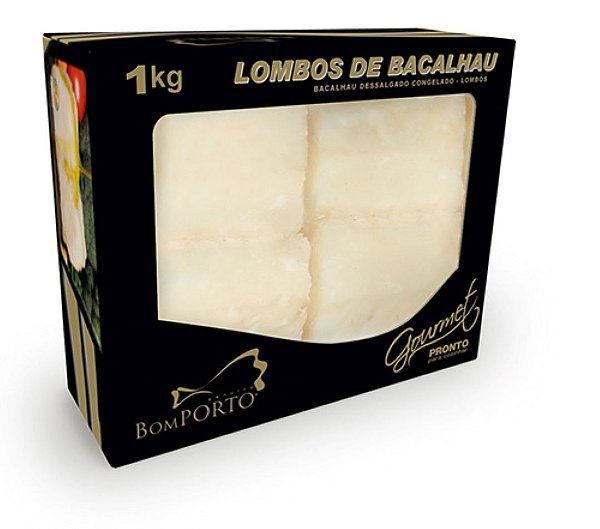 Lombo de Bacalhau Gadus Morhua Dessalgado Gourmet 1kg