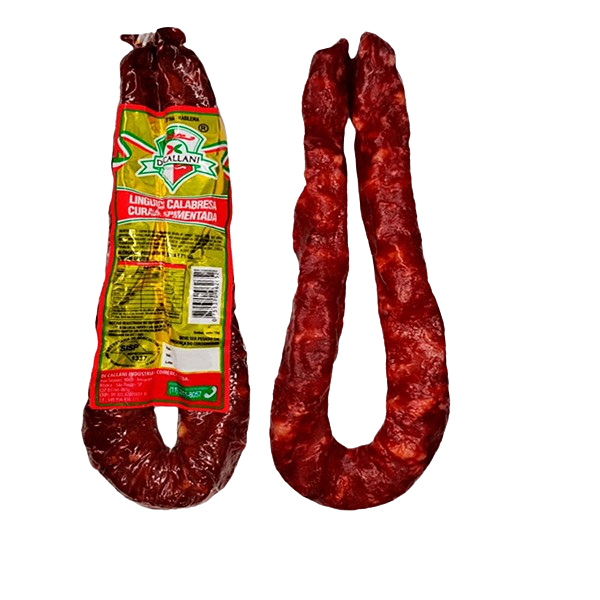 Linguiça Calabresa Curada Com Pimenta - Di Callani