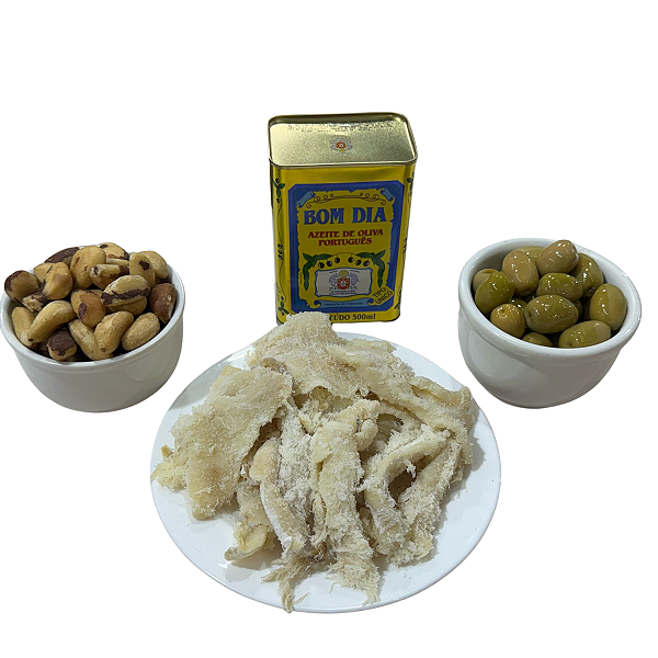 Kit Clássico de Pascoa Bacalhau do Porto Desfiado Premium
