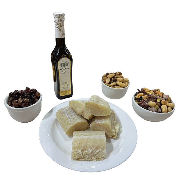 Kit Gourmet Mediterrâneo Bacalhau do Porto Lombo Premium