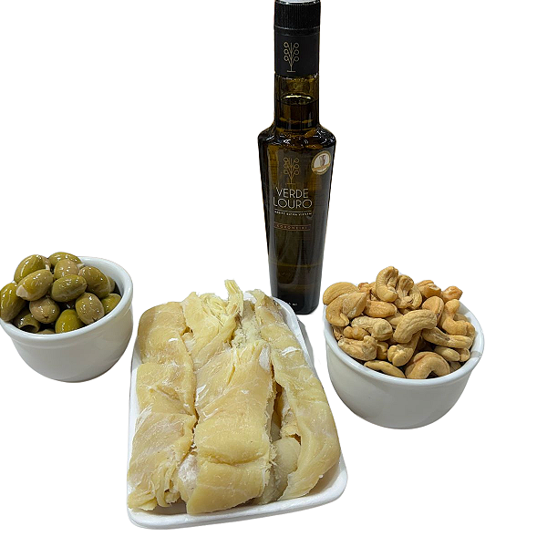 Kit Saúde e Sabor Bacalhau Gadus Morhua Lascas Selecionadas