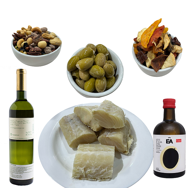 Kit Premium de Pascoa Bacalhau do Porto Lombo Extra