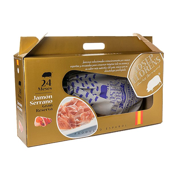 Kit Presunto Serrano Gran Reserva 24 Meses Josep Llorens 8kg