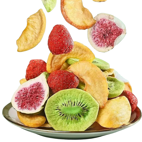 Mix de Frutas Tropicais Chips Liofilizadas Crocante