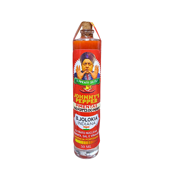 Molho de Pimenta B Jolokia Johnny`s Pepper Forte (50ml)