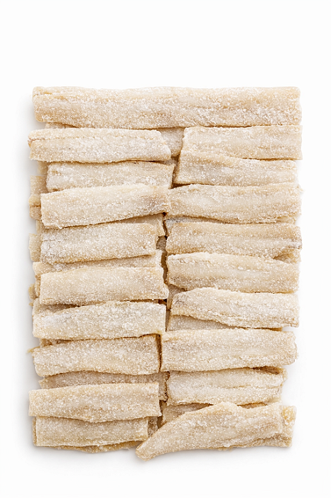 Bacalhau Lombinho Limpo Sem Pele e Espinho-Polaca