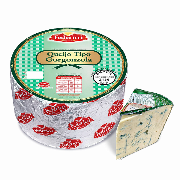 Queijo Gorgonzola Federicci - Queijo Azul