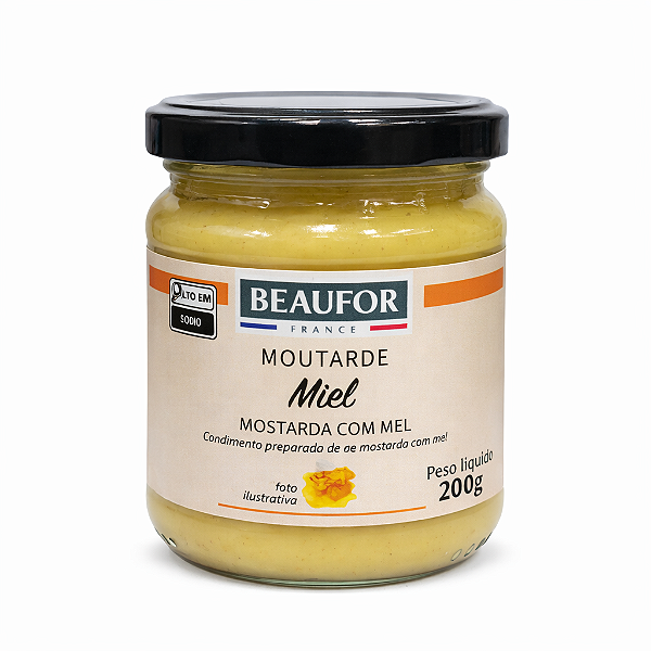 Mostarda Francesa Beaufor Mel 200g