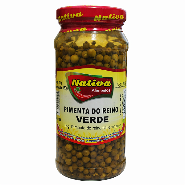 Pimenta Do Reino Verde 180g - Nativa