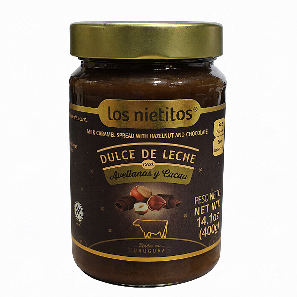 Doce de Leite com Avelã e Cacau Los Nietitos 400g