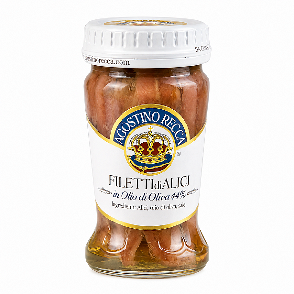 Filé De Anchova Em Azeite Siciliano 90G Agostino Recca