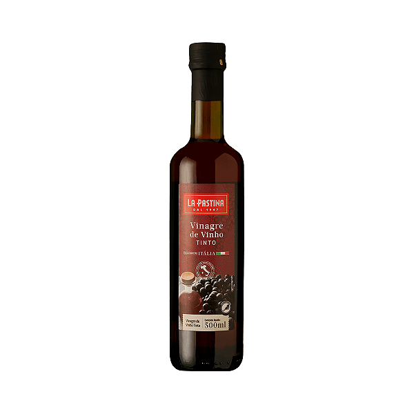Vinagre Italiano de Vinho Tinto 500ml - La Pastina