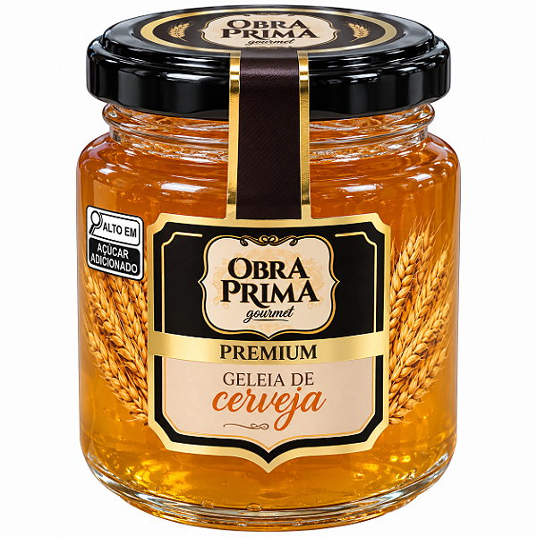 Geleia de Cerveja Gourmet Premium 260g - Obra Prima