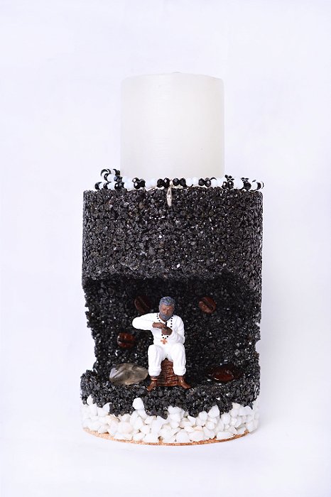 Suporte de Vela Preto Velho