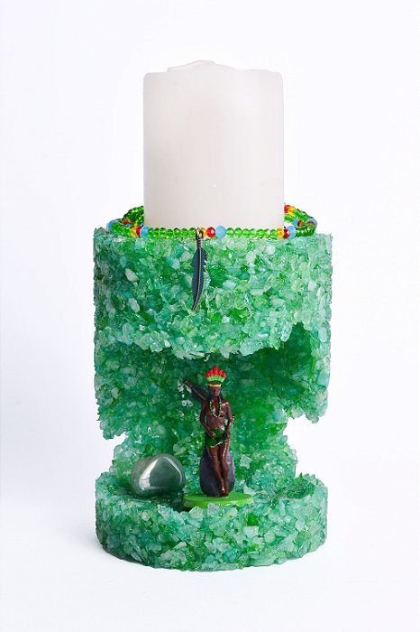 Suporte de Vela Cabocla