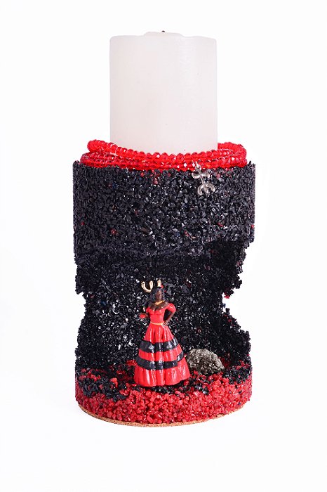 Suporte de Vela Pombagira