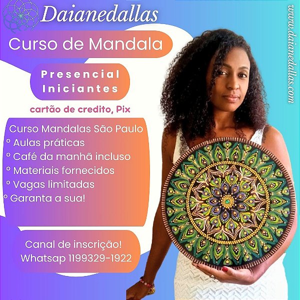 Curso de Mandala para Iniciantes Presencial Dallas