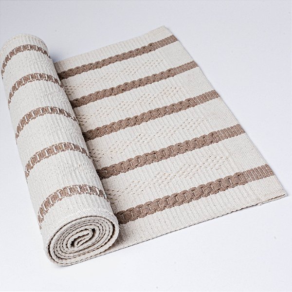 Passadeira Maré Bege e Cru