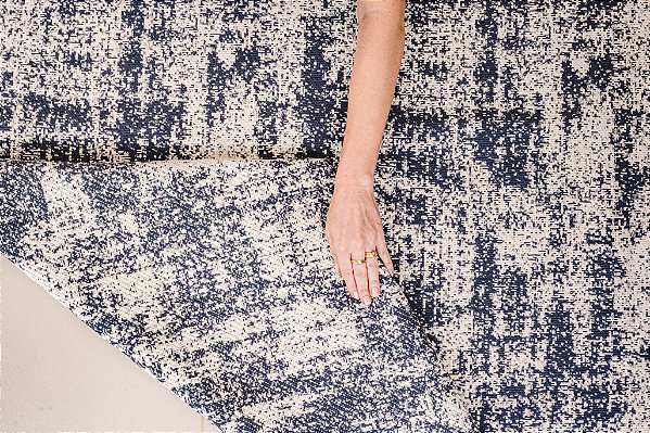 Tapete Falésia Cinza e Cru