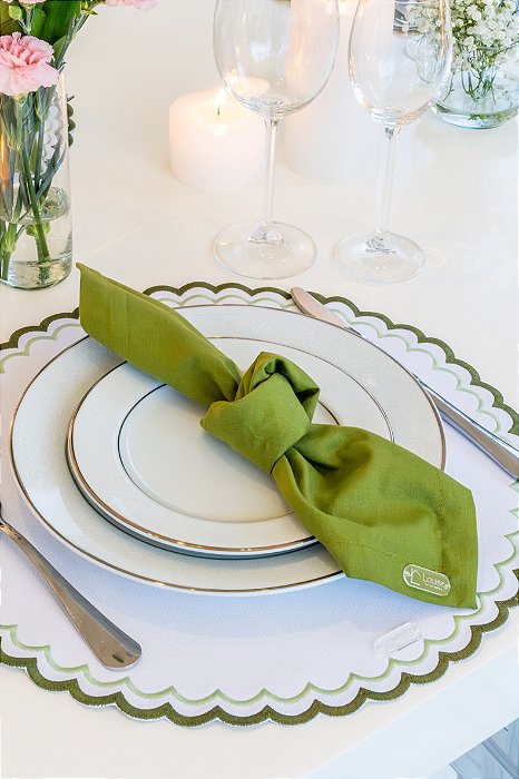 Guardanapo Liso Verde Musgo