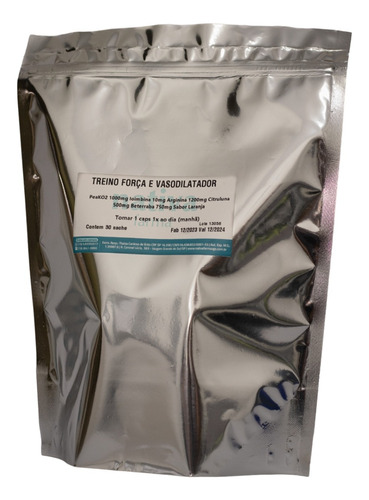 Treino Força + Vasodilatador Nativa Farma 30 Sachês De 4,33g