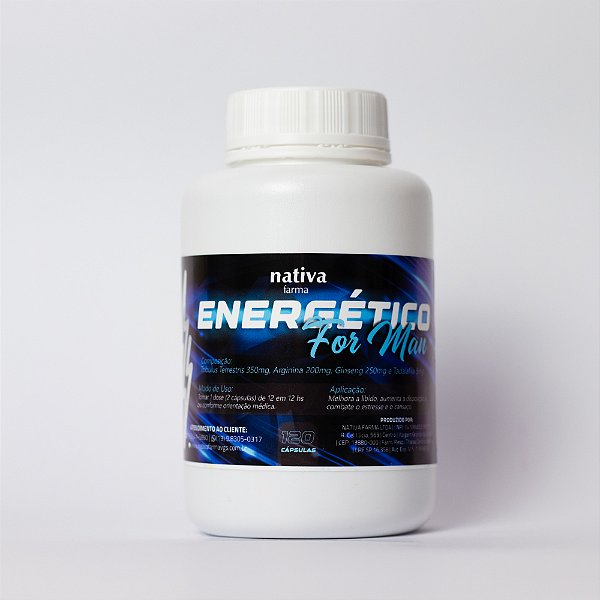 Energético For Man Nativa Farma