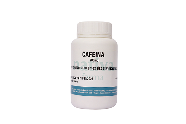 Cafeína 200 MG Nativa Farma