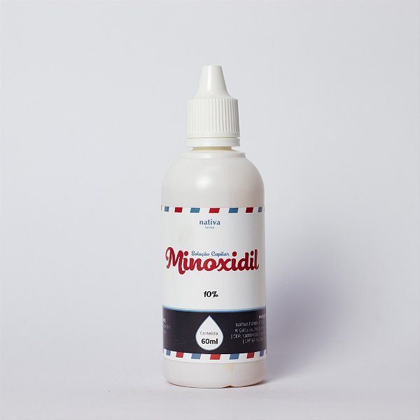 Minoxidil Solução 10% Nativa Farma 60 ML