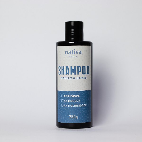 Shampoo Cabelo e Barba Nativa Farma 250g