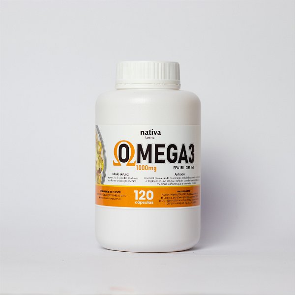 Ômega 3 Nativa Farma 120 Cápsulas